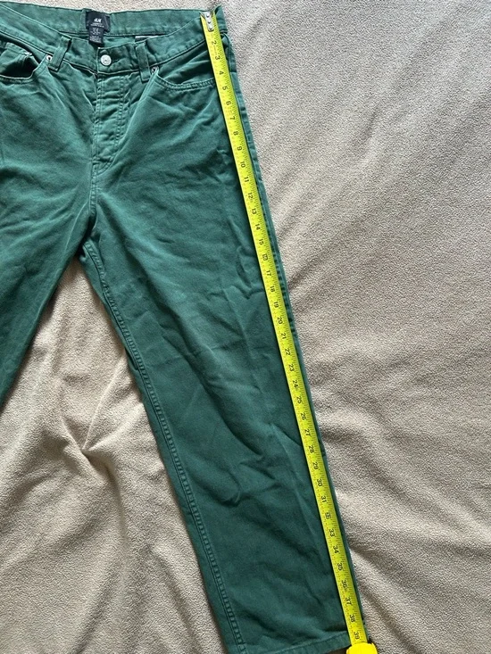 H&M Dark Green Straight-Leg Jeans - Picture 4 of 7